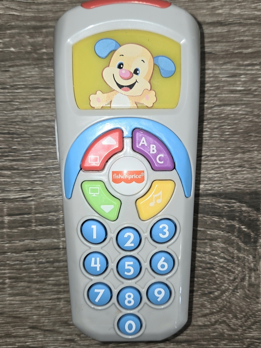 Fisher Price Laugh and Learn Click N Learn Remote Control Toy Tested and Works.